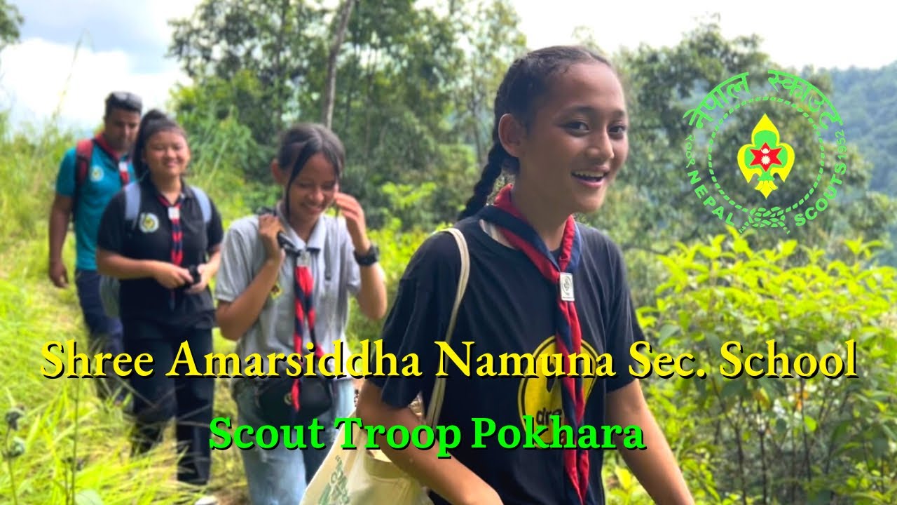 Scouts Hike|Shree Amarsiddha Namuna Sec. School Scout Troop Pokhara|Hiking Video|Rupalake Video