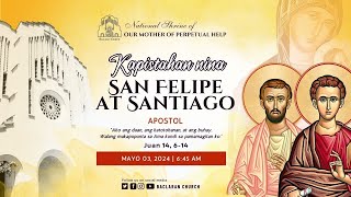 Baclaran Church: Kapistahan nina San Felipe at Santiago