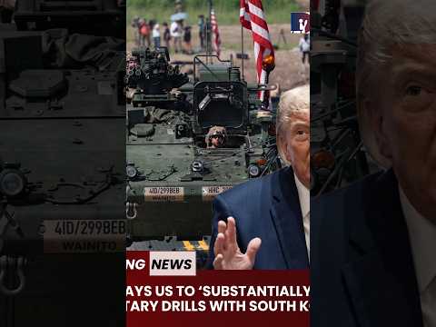 Video Desitdown News(Trump Says US Will Substantially Reduce Military Drills With South Korea)