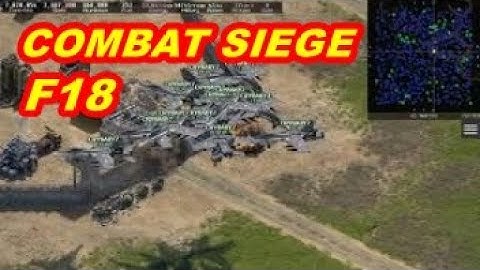 COMBAT SIEGE F18 Plane Attack