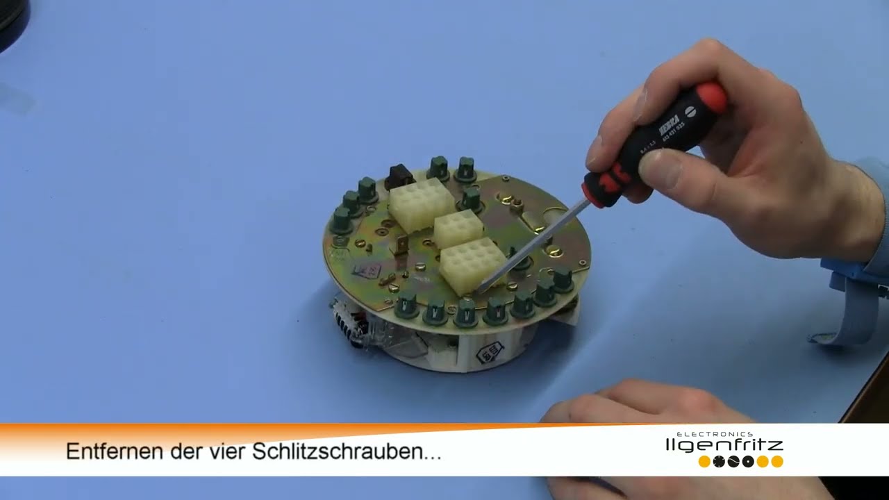 DIY: Reparaturanleitung - Fendt Rundinstrument VDO LCD Display 145mm