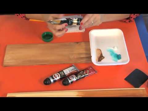 Cómo patinar muebles de madera de pino youtube Sillas de pino patinadas en colores