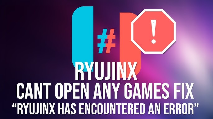 Ryujinx Stuck at loading screen Fixed 