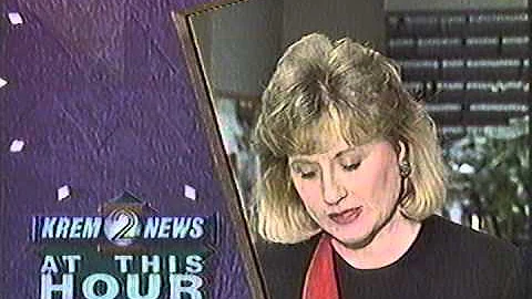 1990 KREM TV News Break with Mary McConnell