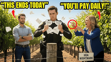 HOA Called Police on My Vineyard — 6 Mins Later, They Realized I Own the Whole Valley