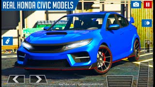 Drifting and Driving Simulator: Honda Civic Game 2 - Android Gameplay HD screenshot 4