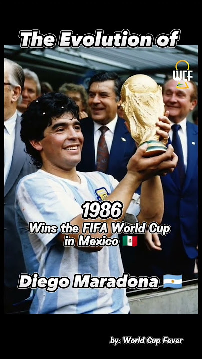 The EVOLUTION of the legendary Diego Armando Maradona 🇦🇷! 🔥 #maradona