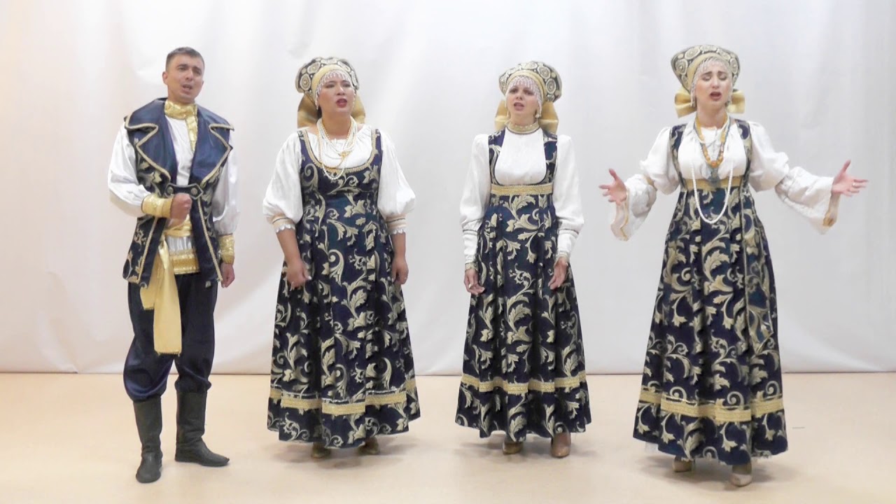 Ансамбль русской песни "Волжские вечорки" . "Что ты полюшко", музыка О ...