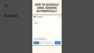 How to Schedule Emails⏰| 30-Second Hack! #OfficeANcode #GmailTips #EmailHacks #Productivity