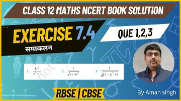 Class 12 maths exercise 7.3 que 1,2,3 solution | integration | chapter 7 #ncert12maths #integration