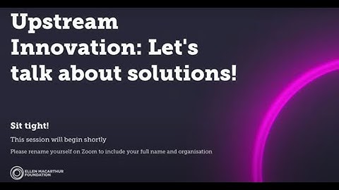 Upstream Innovation: Let