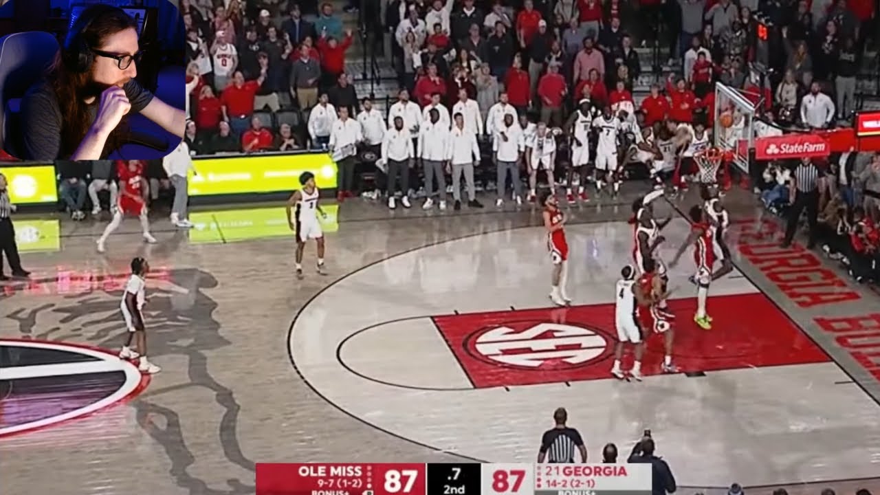 ANOTHER BUZZER BEATER! - #21 Georgia vs Ole Miss Highlights | College Basketball 2025