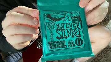 12-56 Gauge Strings, Turn a 6 String Into a 7 String Guitar