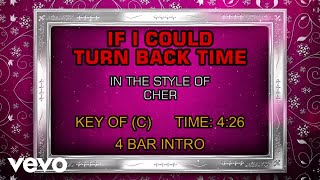 Cher - If I Could Turn Back Time (Karaoke)