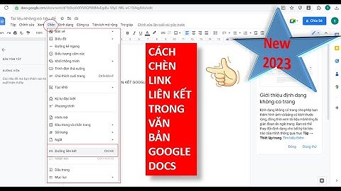 Cách tạo link liên kết đến văn bản tài liệu năm 2024