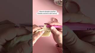 Crochet Tutorials 🧶How to double crochet (US terms)