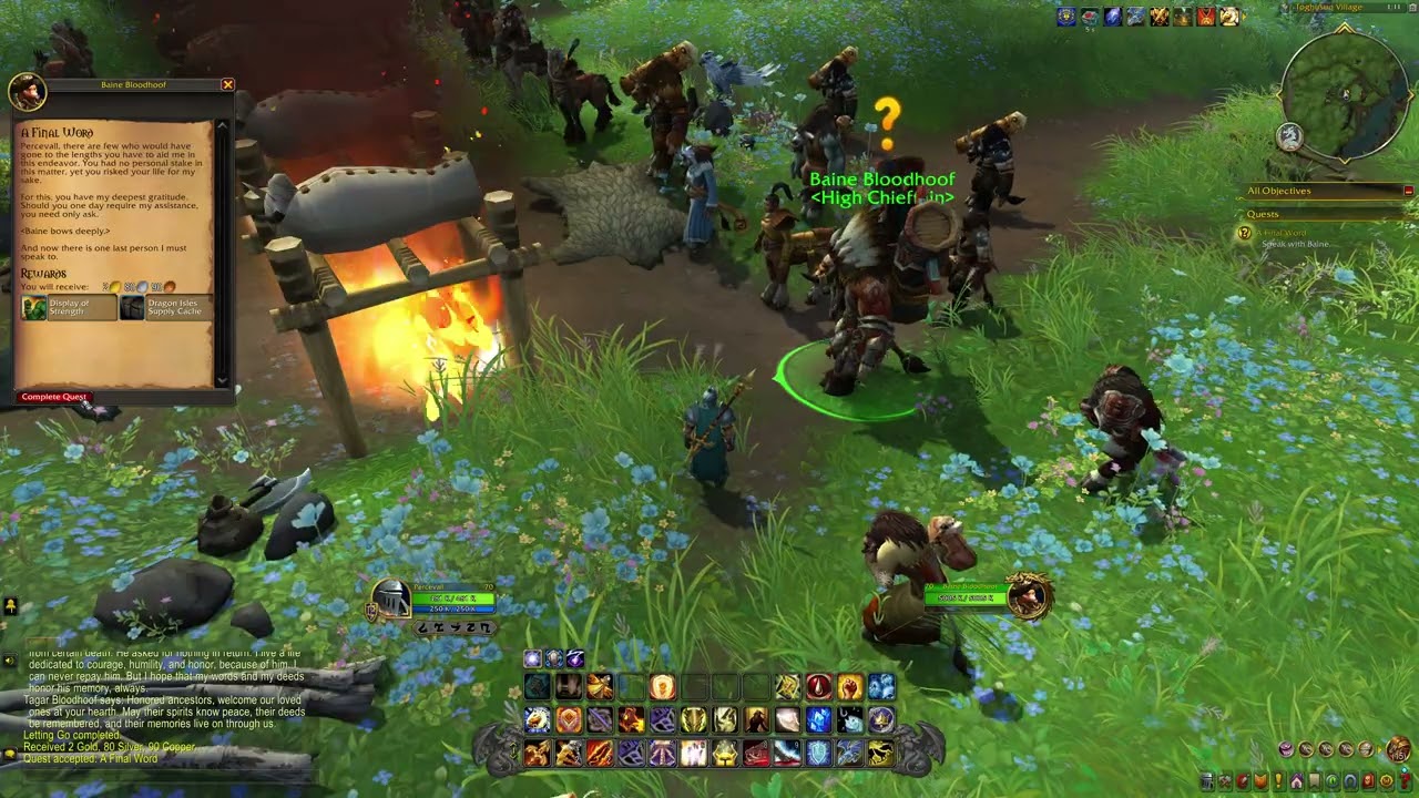 "A Final Word" Quest - Ohn'ahran Plains - World Of Warcraft