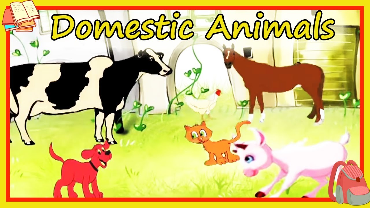 Learn About Domestic Animals - Preschool Learning For Kids ...