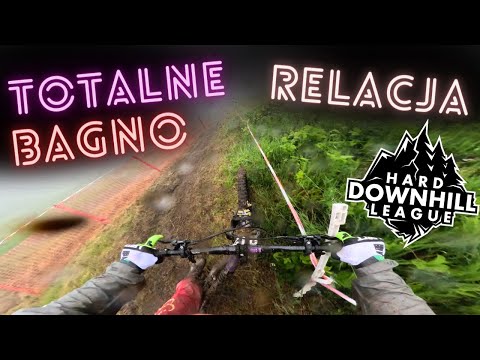 WYŚCIGI W TOTALNYM BAGNIE | RELACJA Hard Downhill League | Wisła, Stożek 2024
