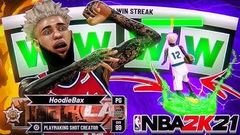 I WON RUSH 1v1 ON MY NEW PLAYMAKING SHOT CREATOR IN 5 MINUTES! BEST BUILD + JUMPSHOT IN NBA 2K21!