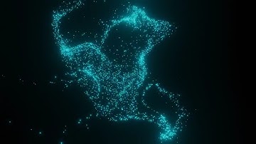 Particle explosion color fade