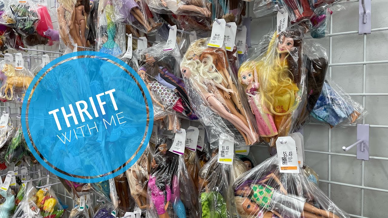 Thrift with me doll thrifting hunting Barbie vintage Skipper