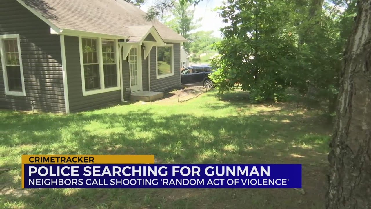 Police searching for gunman - YouTube