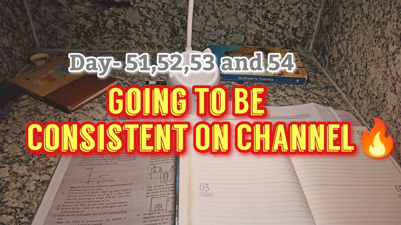 📚Day- 51, 52, 53 and 54| Study Routine, Something 😥, But Stay Positive