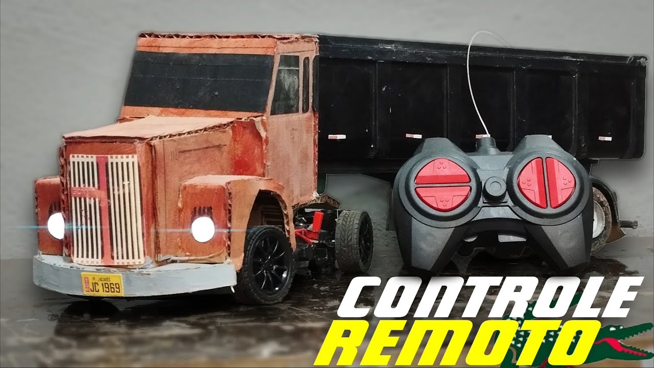 Fiz o Jacaré de Controle Remoto! (RC minitruck)