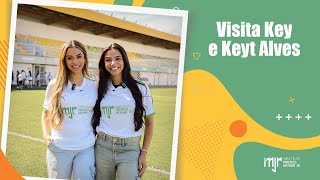 Visita Key e Keyt Alves - Instituto Neymar Jr.