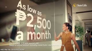 Afforable Life Insurance starts at P2.5K/mo.