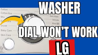 Lg Washing Machine - Selector Dial - Easy Diy Fix