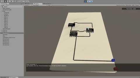 Unity3d testing item placing on grid and wire generation
