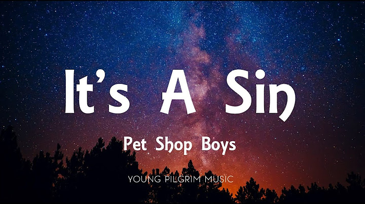It’s a Sin Lyric Video version - Lyric Video performance video thumbnail