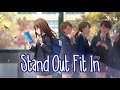 Nightcore  stand out fit in snc remix  lyrics 10k subs special