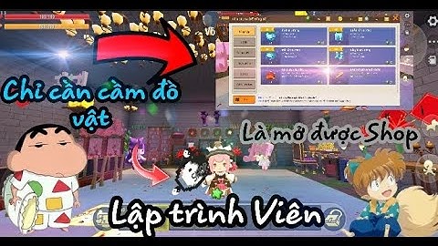 [Mini World] Làm cách nào để thiết lập Shop lập trình viên vào Vật phẩm?? 🍵