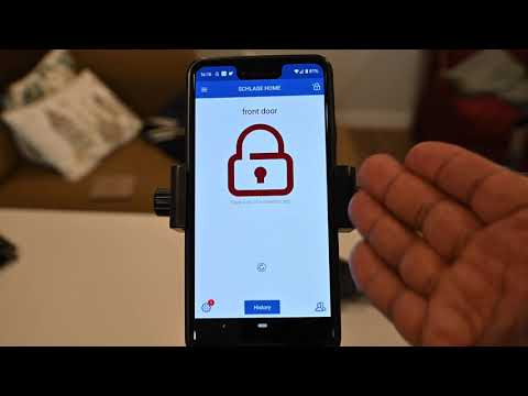 How to Set up the Schlage Encode App with Ring security camera and key by Amazon