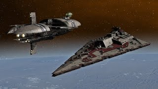 Mandator II vs CIS Fleet - Star Wars: Empire At War Remake NPC Battle