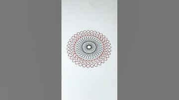 Mesmerizing ASMR Spiral Sounds | Hypnotic Spirograph Art for Mind! #art #shorts #spirograph #asmr