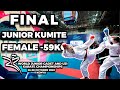 FINAL Kumite Junior Female -59kg World Championship Konya 2022