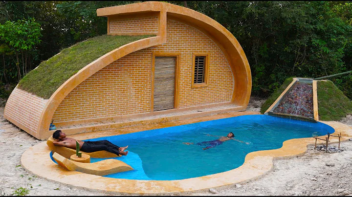 Building Luxury Dream Underground House And Underground Swimming Pool