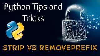 Python Tips and Tricks [Tamil] - Strip() vs removeprefix()