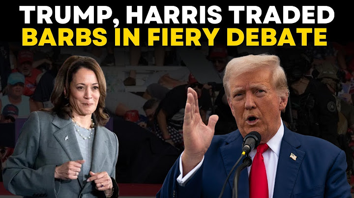 Trump vs Harris LIVE | Presidential Debate LIVE News | Donald Trump Speech LIVE | Kamala Harris LIVE