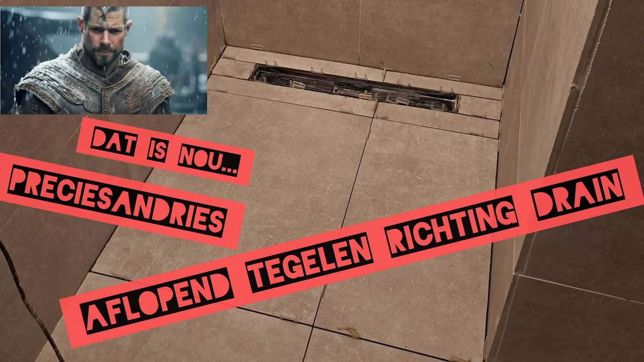 INLOOPDOUCHE AFDICHTING van Weber, lijmen met EUROCOL!