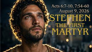 Sunday School Lesson π’ August 9, 2026 Acts 6:7-10, 7:54-60