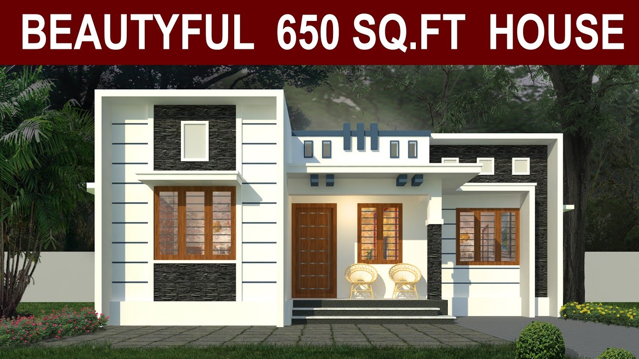 650 Sq.Ft Kerala Style House,Veedu Plan,Low Budget House Design,Home,  Design, Plan,Malayalam,#House - Youtube