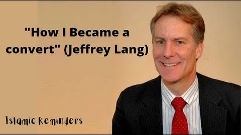 What Jeffrey Lang says about Quran? | Islamic Reminder