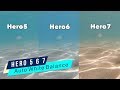 GoPro Hero5 Hero6 Hero7 Underwater Auto White Balance Comparison - GoPro Tip #644