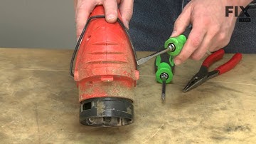 Black and Decker String Trimmer Repair - How to replace the Edge Guide