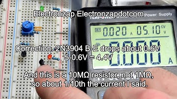 KSP13 NPN darlington pair transistor compared 2N3904 NPN BJT from semiconductor kit